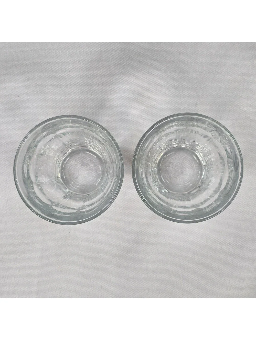 Duralex Picardie Clear Tempered Glass Tumblers Set of 2 Made in France 3.125oz